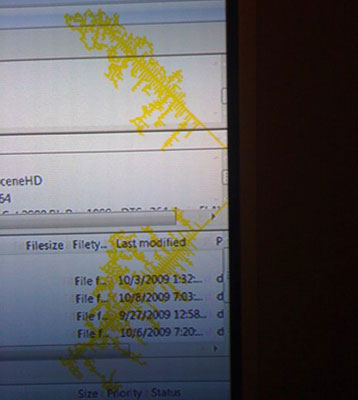 Hitachi 50v500 TV bad LCD I thought this only happened to Sony's LCD TVs...